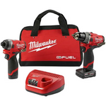 Milwaukee 1/2 inch Hammer Drill & 1/4 inch Driver Set